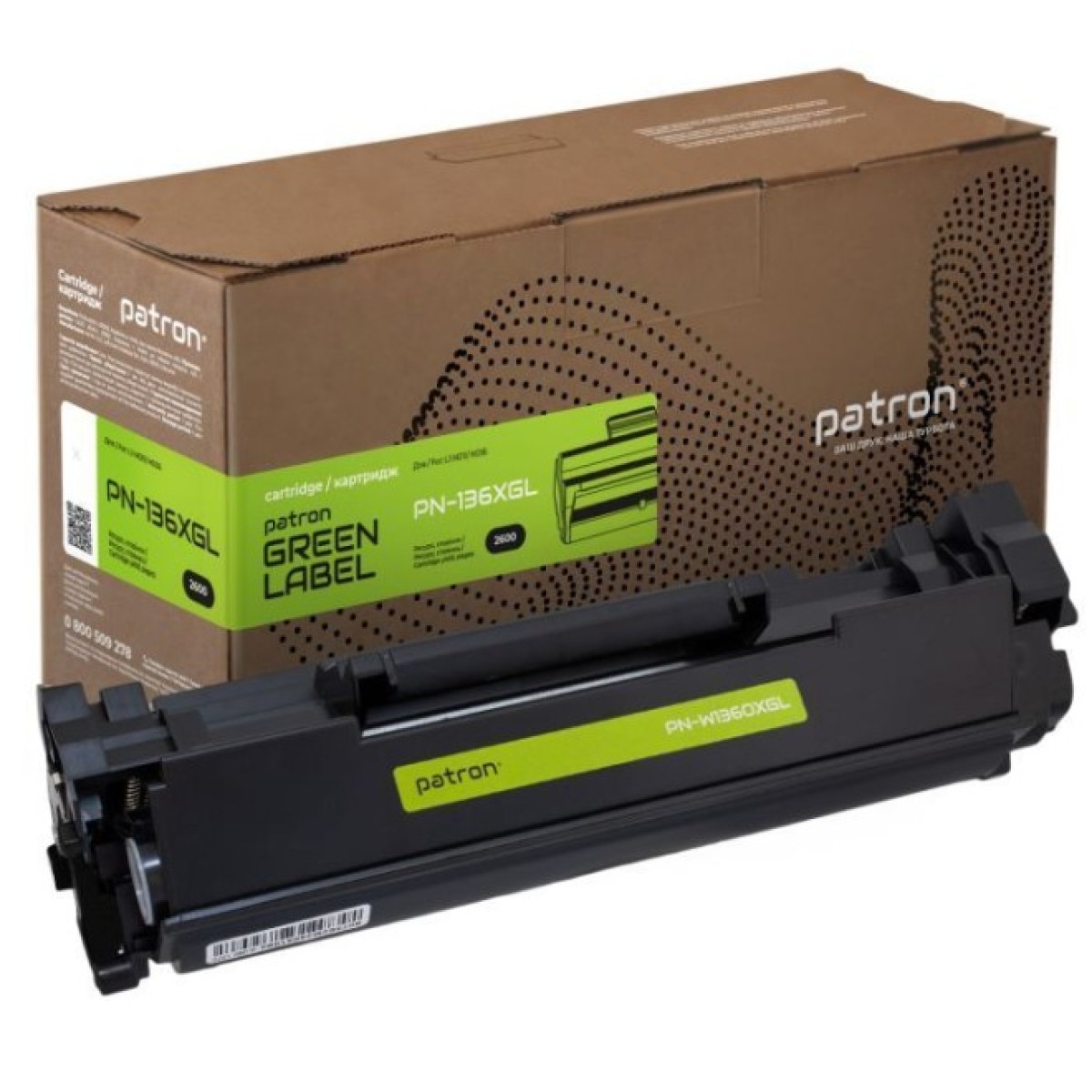Картридж Patron HP 136X (W1360X) Green Label (PN-136XGL) 256_256.jpg