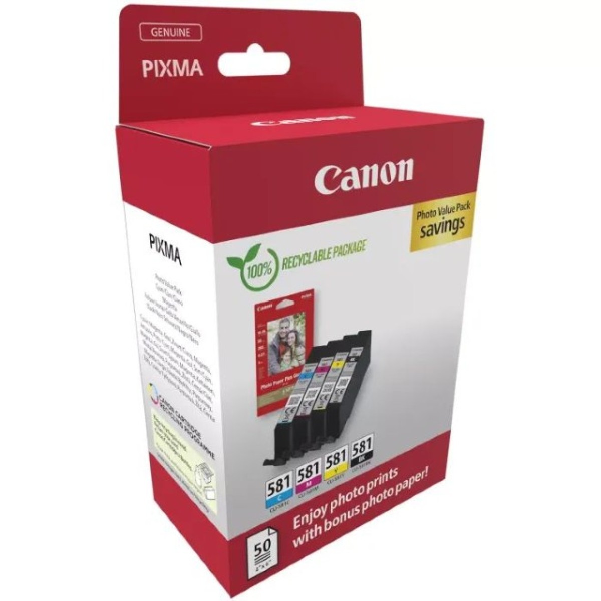 Картридж Canon CLI-581 VP BK,C,M,Y (2106C006) 256_256.jpg