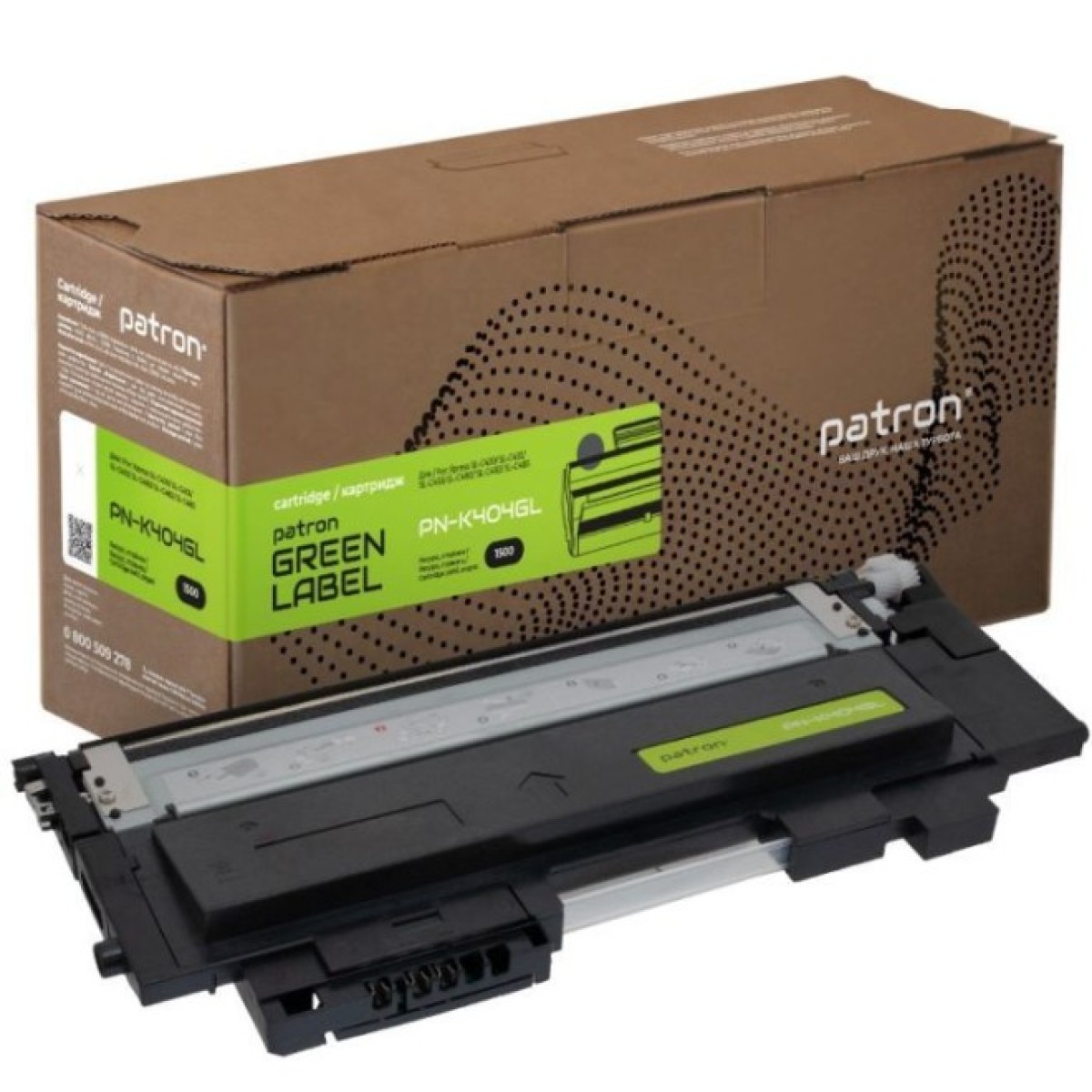 Тонер-картридж Patron Samsung CLT-404S black Green Label (PN-K404GL) 256_256.jpg