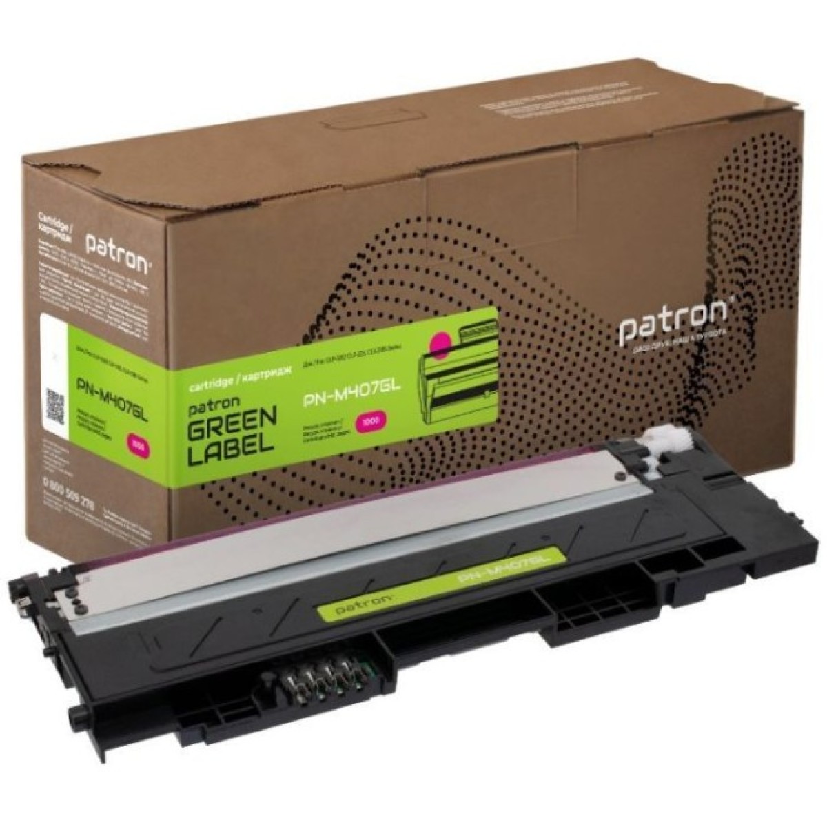 Тонер-картридж Patron Samsung CLT-407S magenta Green Label (PN-M407GL) 256_256.jpg