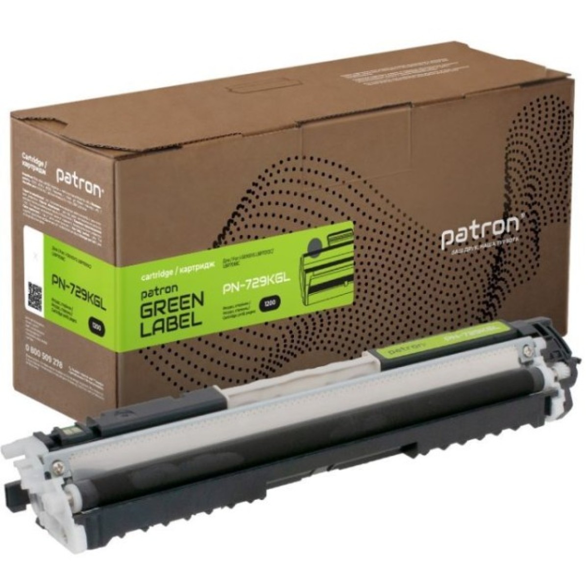 Тонер-картридж Patron Canon 729 black Green Label (PN-729KGL) 256_256.jpg