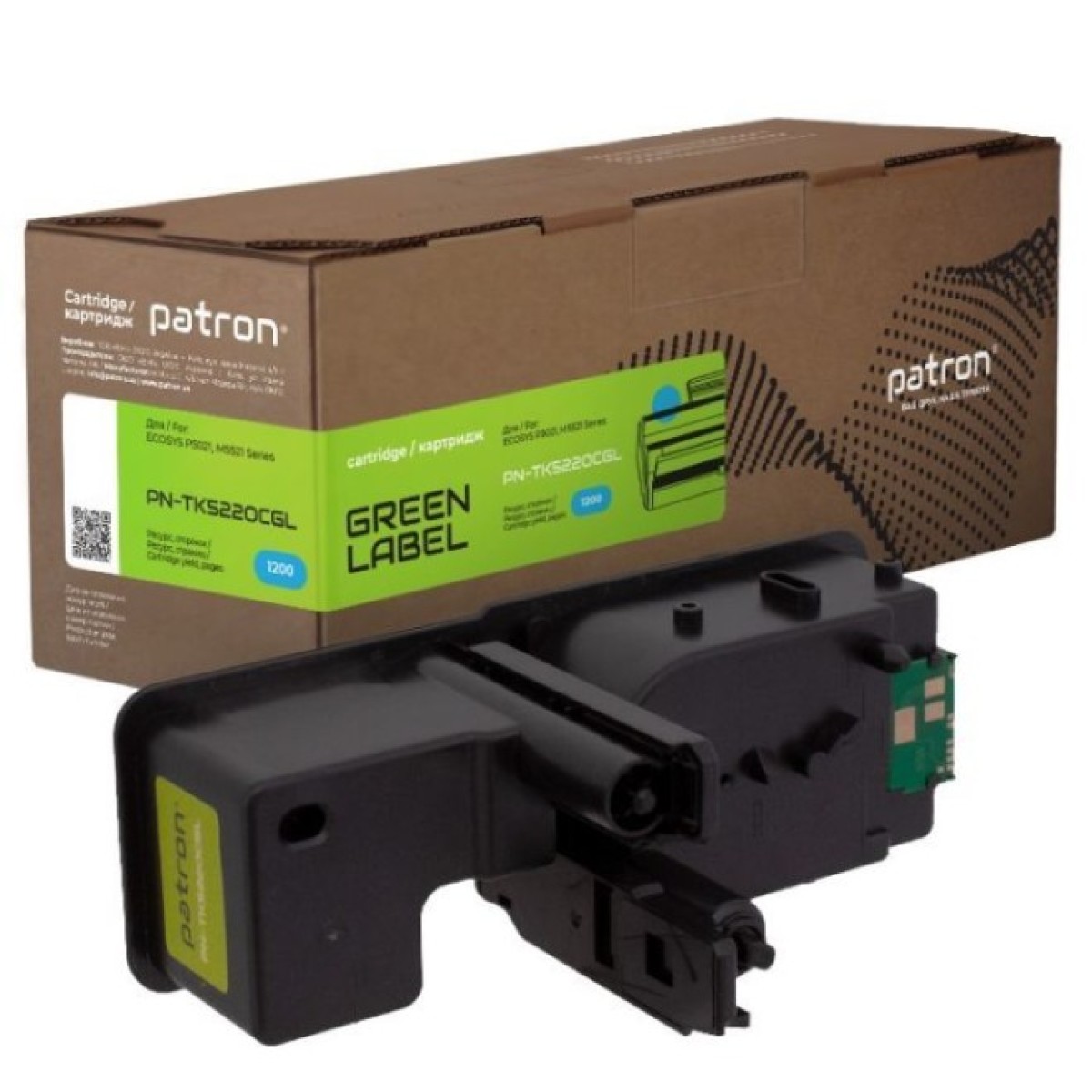 Тонер-картридж Patron Kyocera Mita TK-5220C cyan Green Label (PN-TK5220CGL) 256_256.jpg