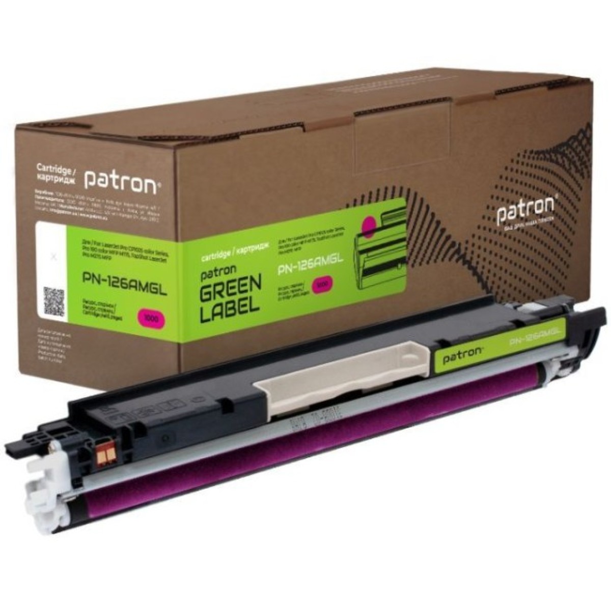 Тонер-картридж Patron HP 126A (CE313A) Green Label, magenta (PN-126AMGL) 256_256.jpg