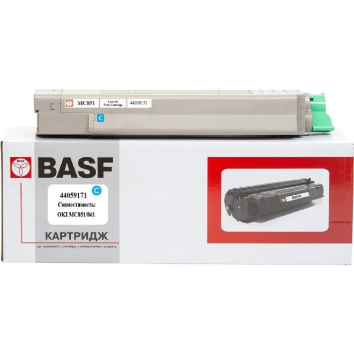 Тонер-картридж BASF OKI MC851/861/ 44059171 Cyan (KT-MC851C) 256_256.jpg