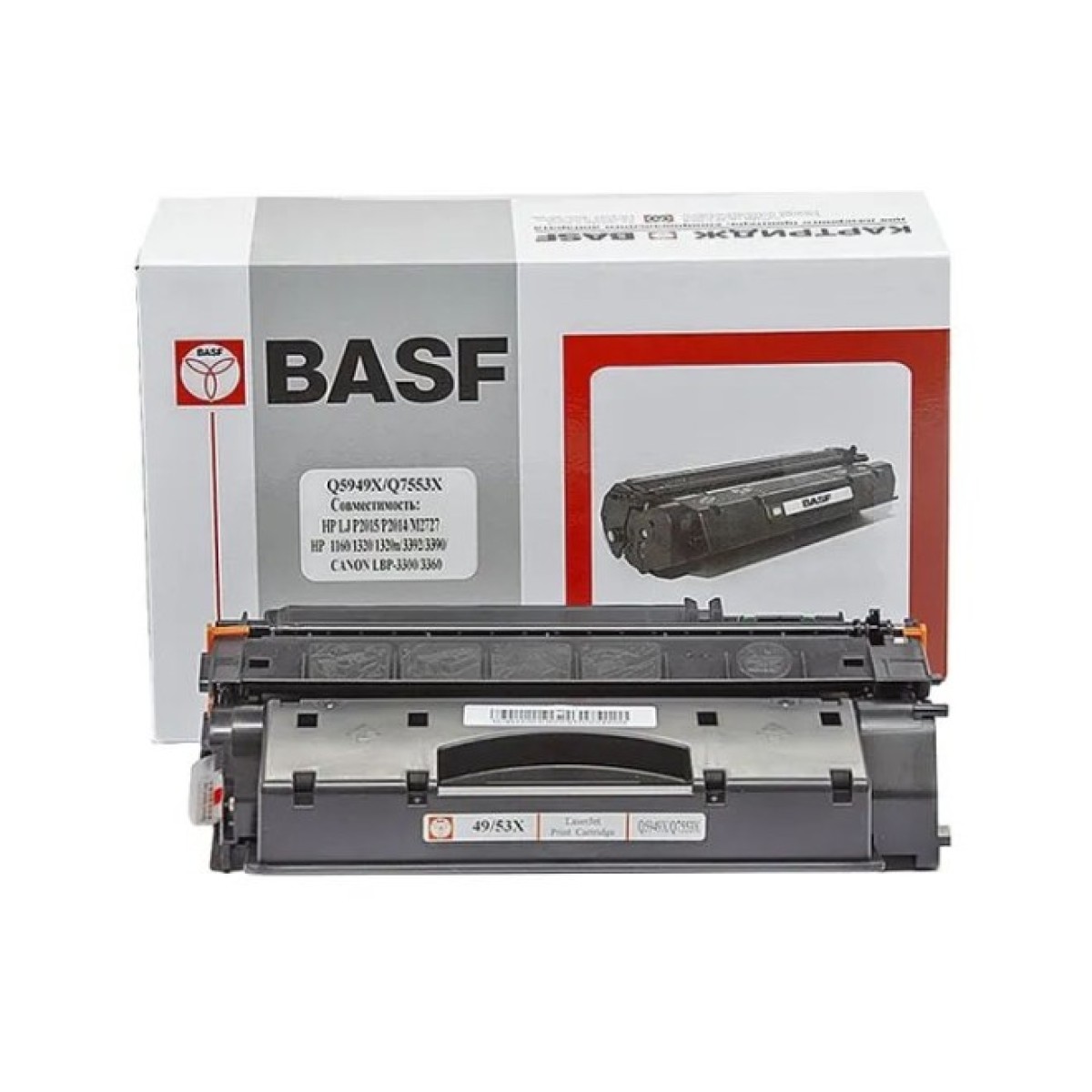 Картридж BASF HP LJ 1160/1320/P2015/P2014/M2727, Q5949Х/Q7553X Black (KT-Q5949X) 256_256.jpg