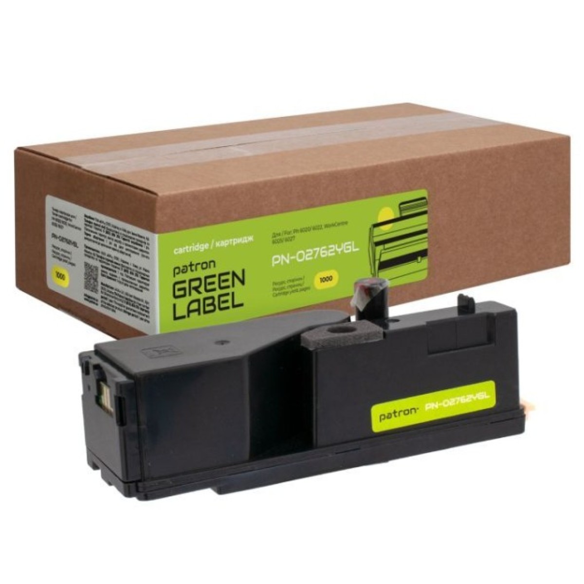 Тонер-картридж Patron Xerox 106R02762 Green Label, Yellow (PN-02762YGL) 256_256.jpg