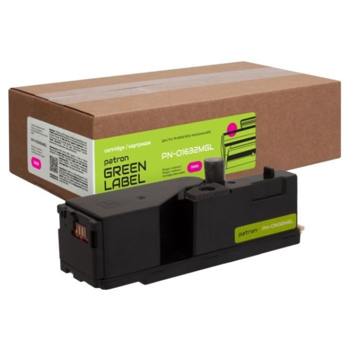 Тонер-картридж Patron Xerox 106R01632 Green Label, Magenta (PN-01632MGL) 256_256.jpg
