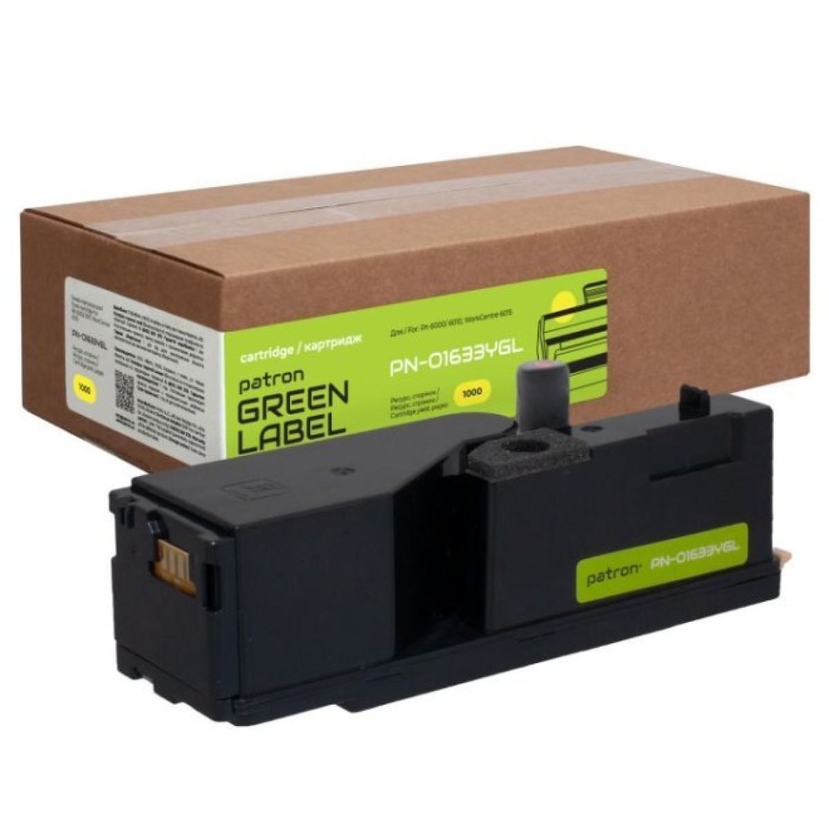 Тонер-картридж Patron Xerox 106R01633 Green Label, Yellow (PN-01633YGL) 256_256.jpg