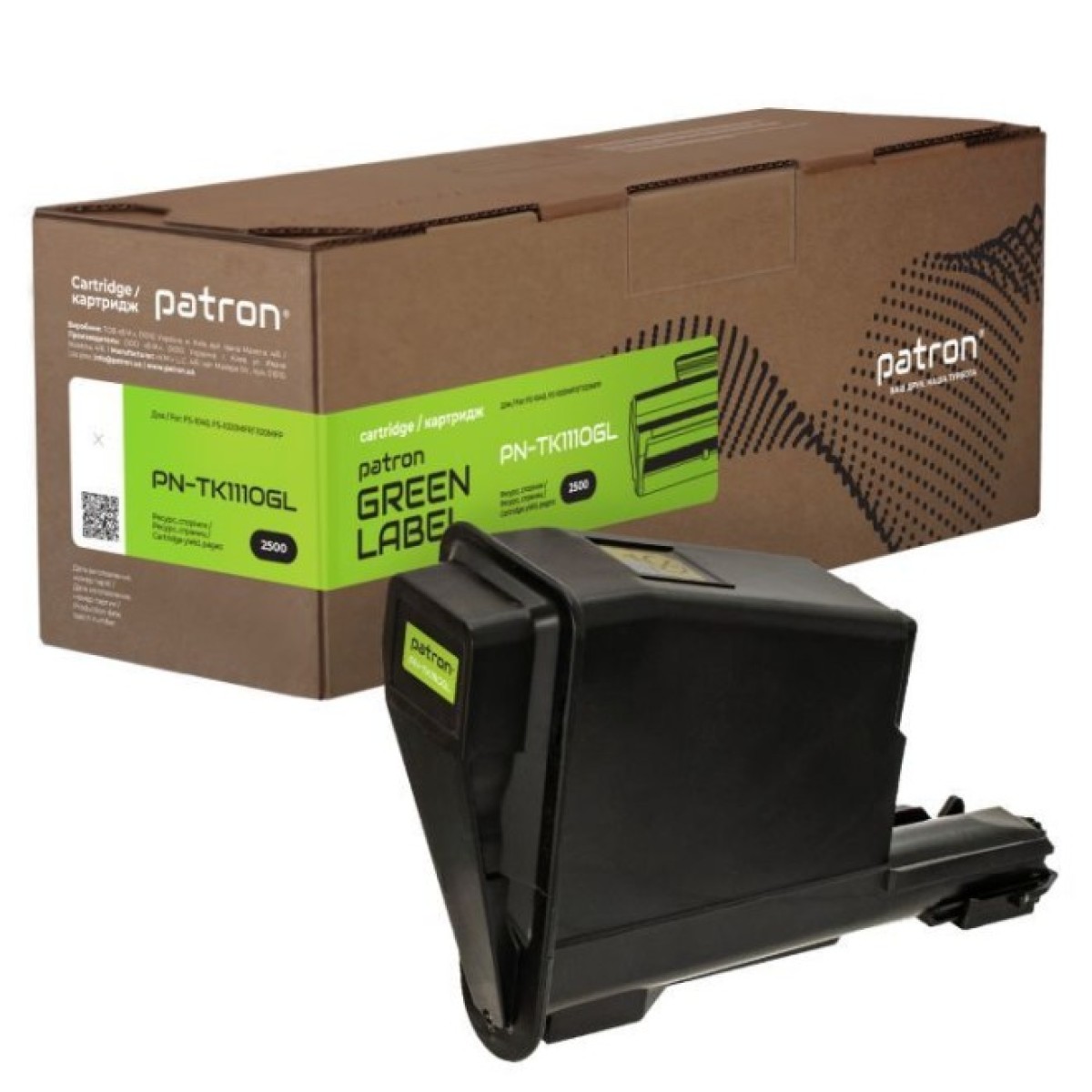 Тонер-картридж Patron KYOCERA TK-1110 GREEN Label (PN-TK1110GL) 256_256.jpg