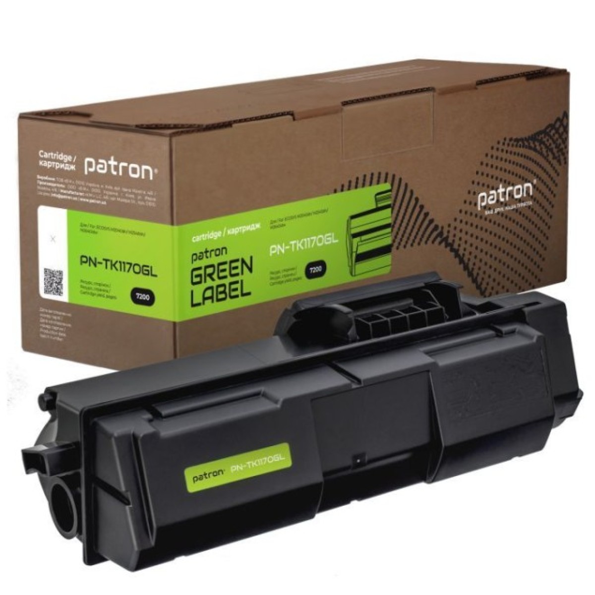 Тонер-картридж Patron KYOCERA TK-1170 GREEN Label (PN-TK1170GL) 256_256.jpg
