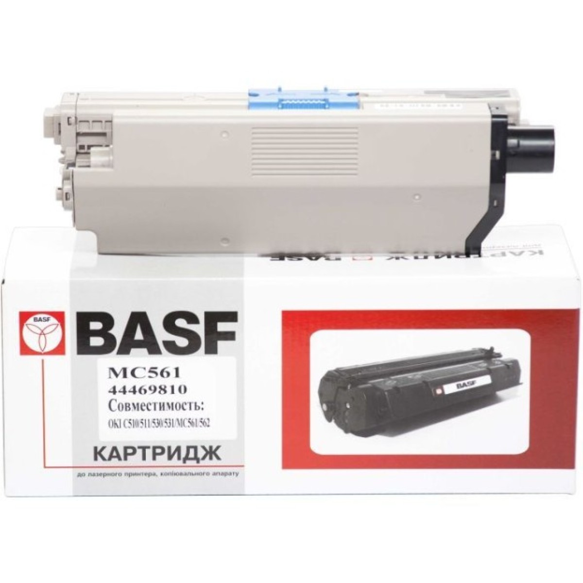 Тонер-картридж BASF OKI C510/511/530 Black 44469810 (KT-MC561K) 256_256.jpg