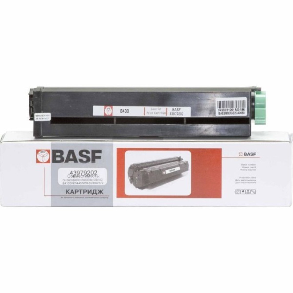 Тонер-картридж BASF OKI B410/430/440 , 43979107 (KT-OKIB410) 256_256.jpg