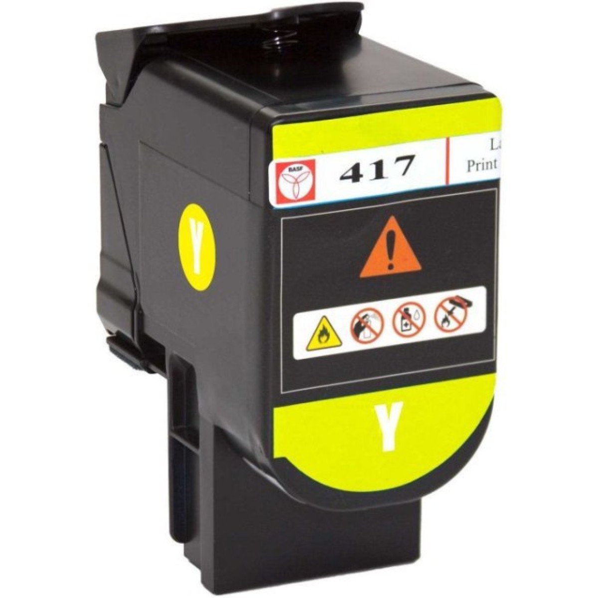 Тонер-картридж BASF Lexmark CS417dn 71B0H40 Yellow (BASF-KT-71B0H40) 98_98.jpg - фото 2