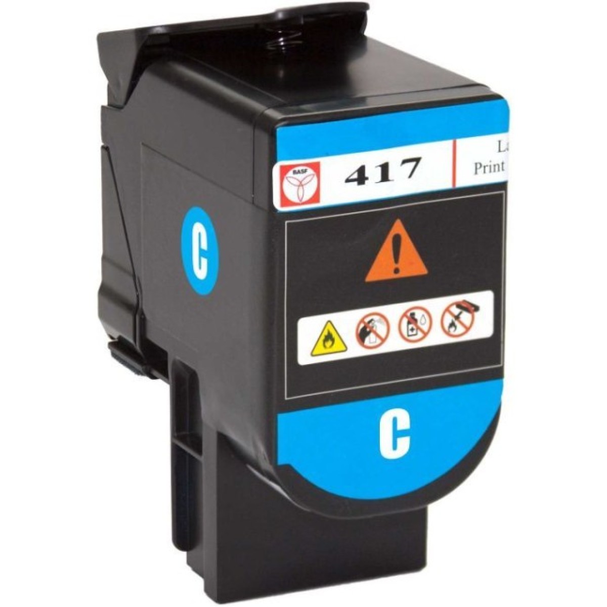 Тонер-картридж BASF Lexmark CS417dn 71B0H20 Cyan (BASF-KT-71B0H20) 98_98.jpg - фото 2