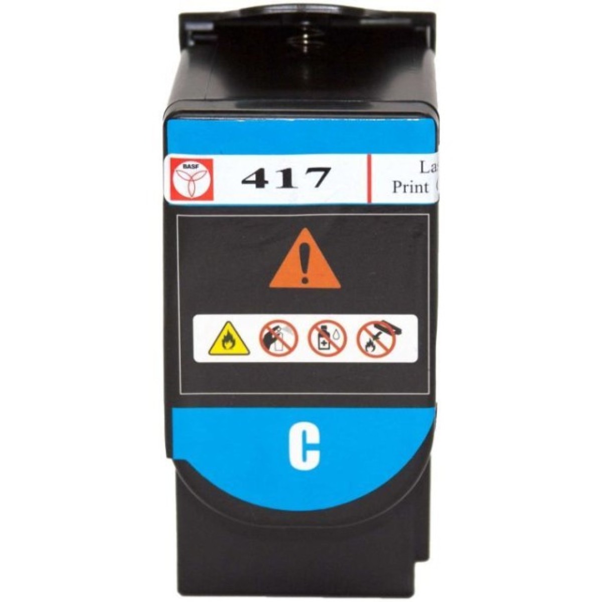 Тонер-картридж BASF Lexmark CS417dn 71B0H20 Cyan (BASF-KT-71B0H20) 98_98.jpg - фото 3