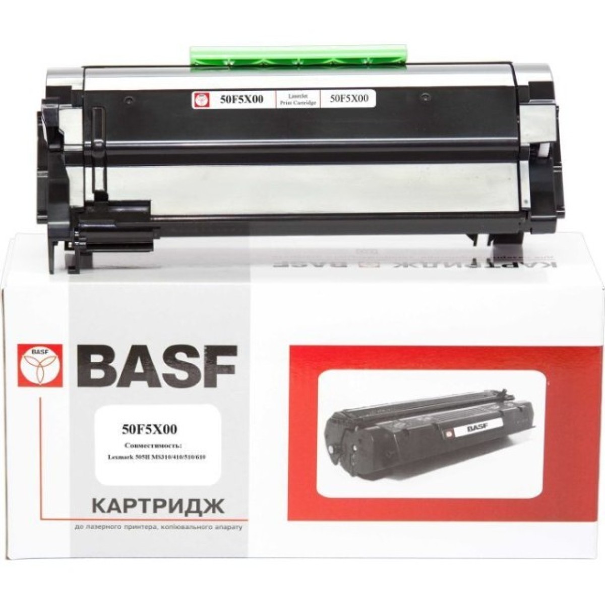 Тонер-картридж BASF Lexmark MS310/410/510/610d , 50F5H00 Black (BASF-KT-50F5H00) 256_256.jpg