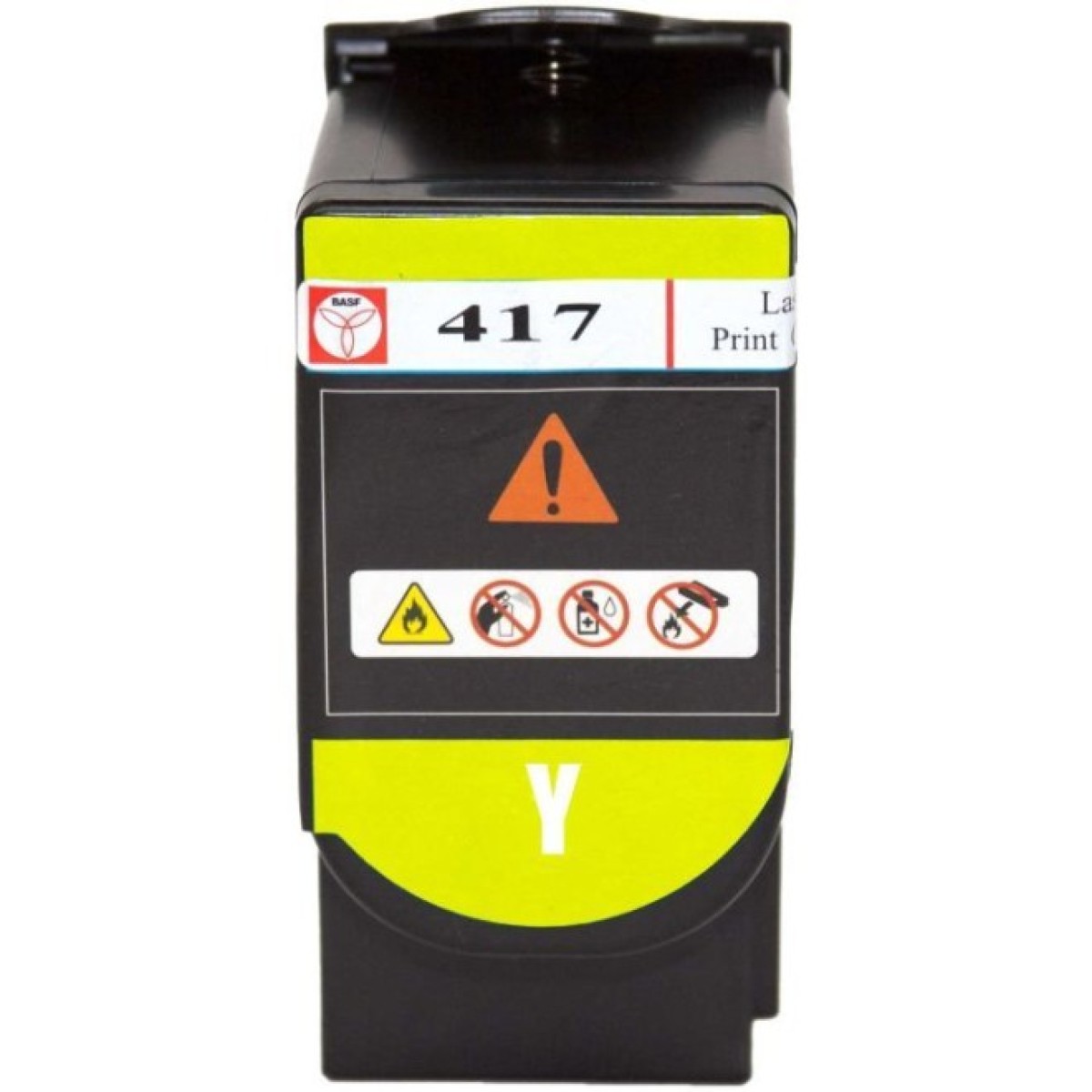 Тонер-картридж BASF Lexmark CS417dn 71B0H40 Yellow (BASF-KT-71B0H40) 98_98.jpg - фото 3