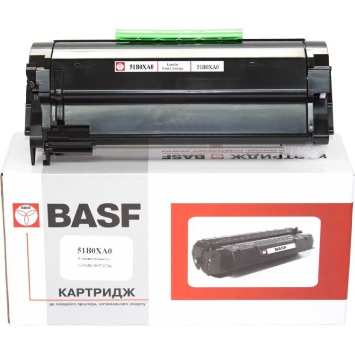 Тонер-картридж BASF Lexmark MS517/617dne , 51B0XA0 Black (BASF-KT-51B0XA0) 256_256.jpg