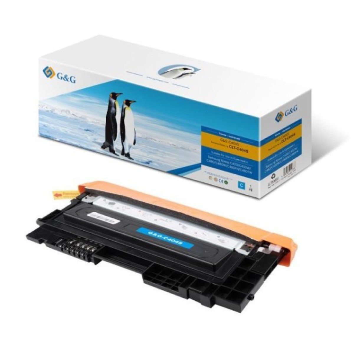 Картридж G&G для Samsung C430/C430W,C480/C480W/ C480FN Cyan ST974A (G&G-C404S) 256_256.jpg