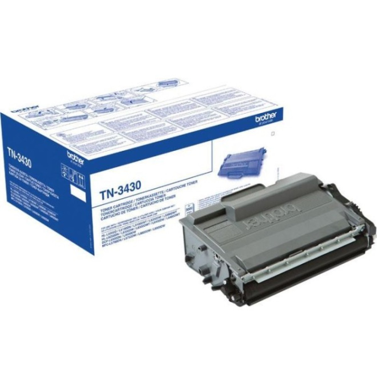 Картридж Brother HL-L5000/5100/6250, DCP-L5500, MFC-L5700, 3K (TN3430) 98_98.jpg - фото 2