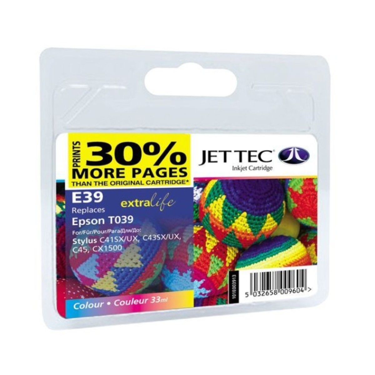 Картридж Jet Tec Epson Stylus C41/C43/C45 Color (110E003913) 256_256.jpg