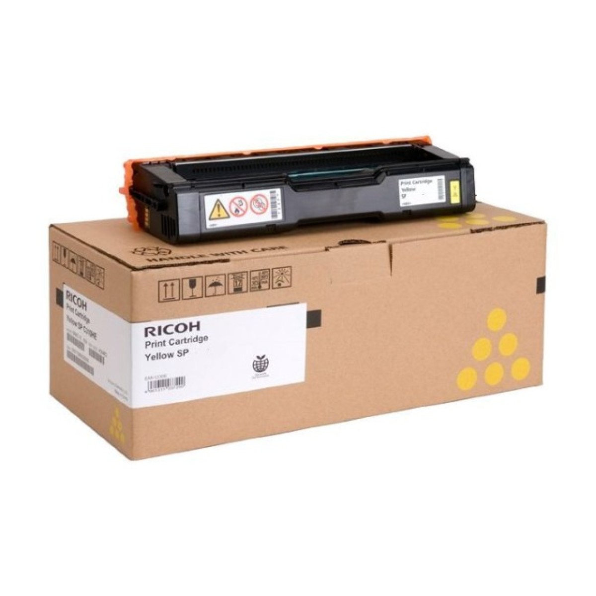 Тонер-картридж Ricoh SPC231/SPC232/SPC242/SPC320 Yellow 6K (406482/406486/406494/407635/407639) 256_256.jpg