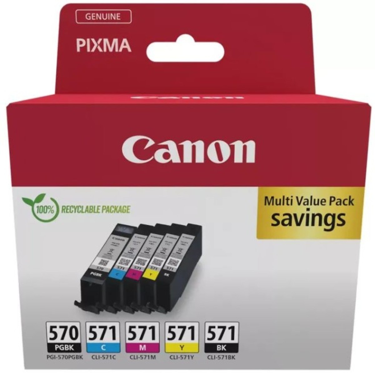 Картридж Canon PGI-570/CLI-571 BK,PBK,C,M,Y Colors (0372C006) 98_98.jpg - фото 2