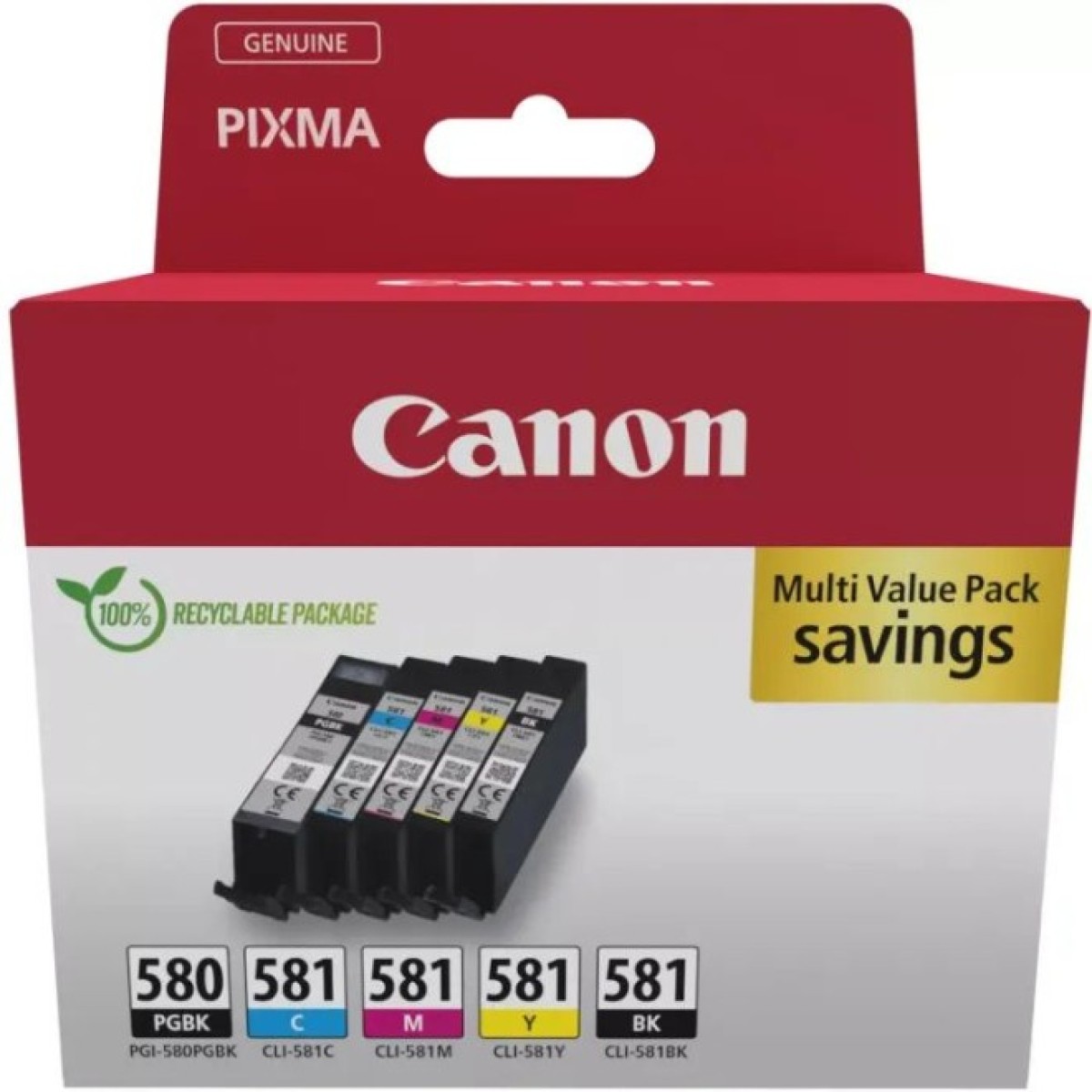 Картридж Canon PGI-580/CLI-581 BK,PBK,C,M,Y Multipack (2078C007) 98_98.jpg - фото 7