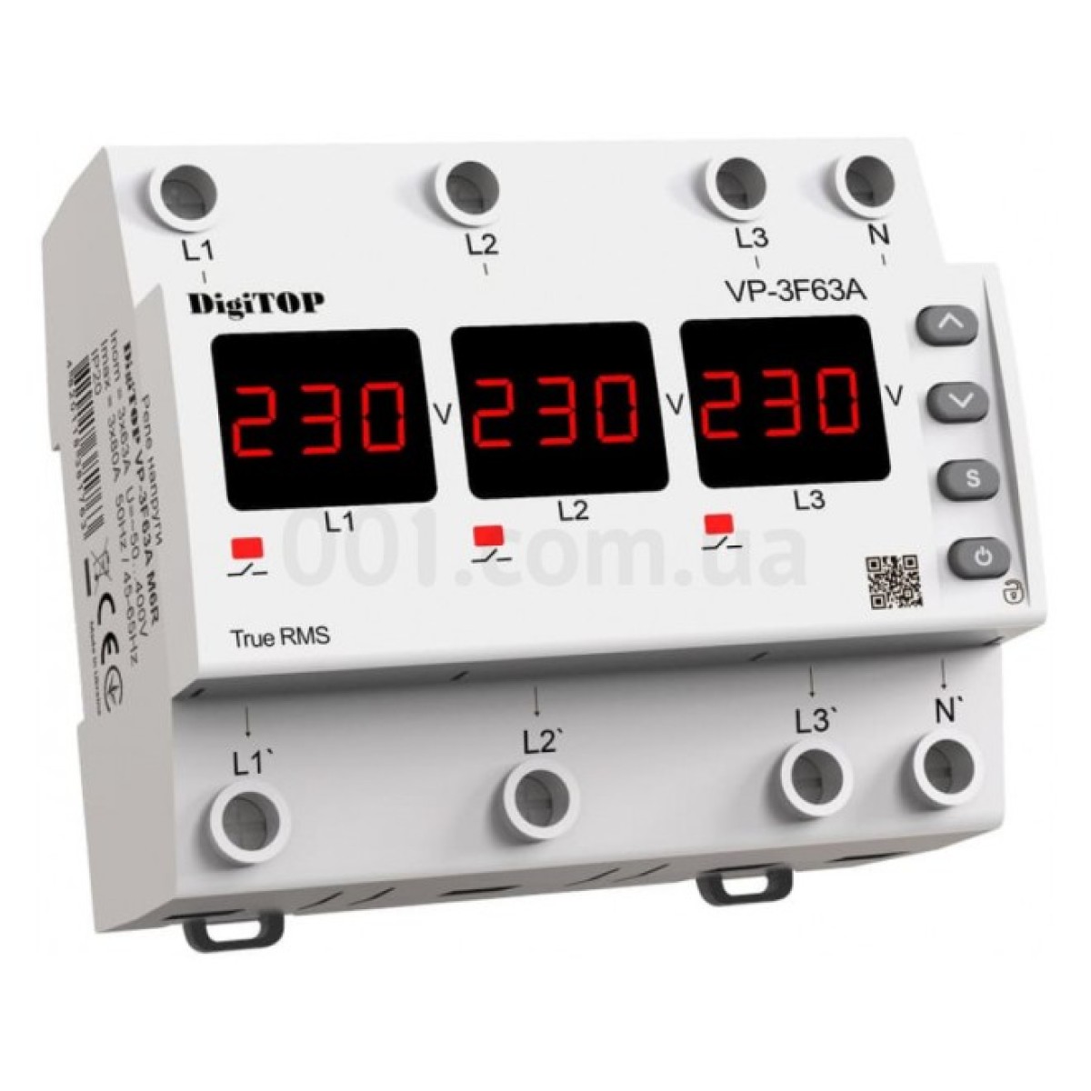 Реле контролю напруги VP-3F63A M6R трифазне 63А, DigiTOP 256_256.jpg