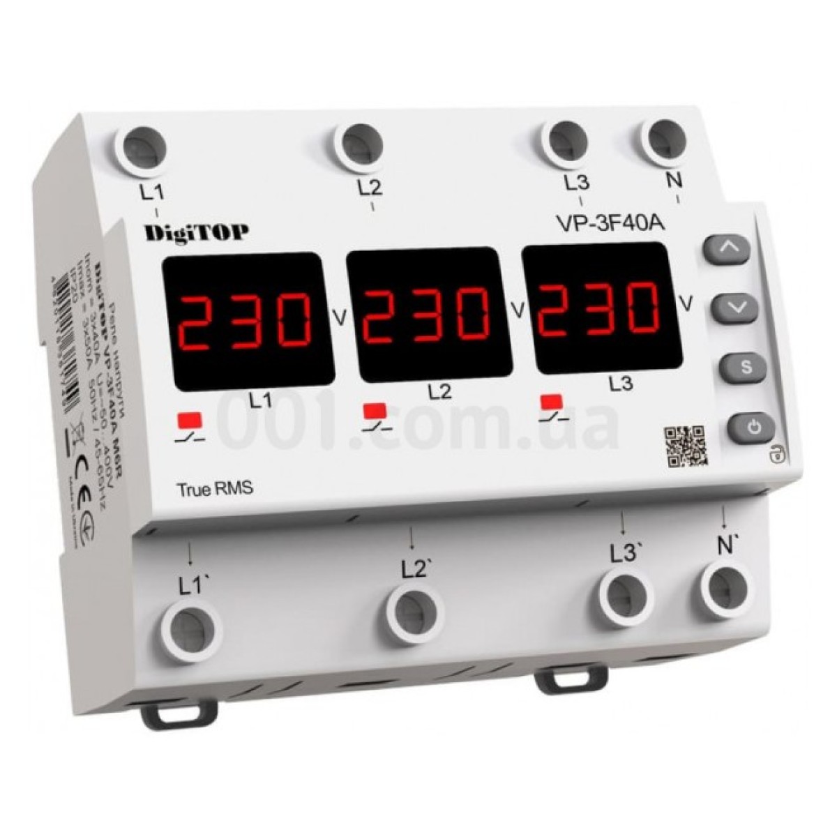 Реле контролю напруги VP-3F40A M6R трифазне 40А, DigiTOP 256_256.jpg