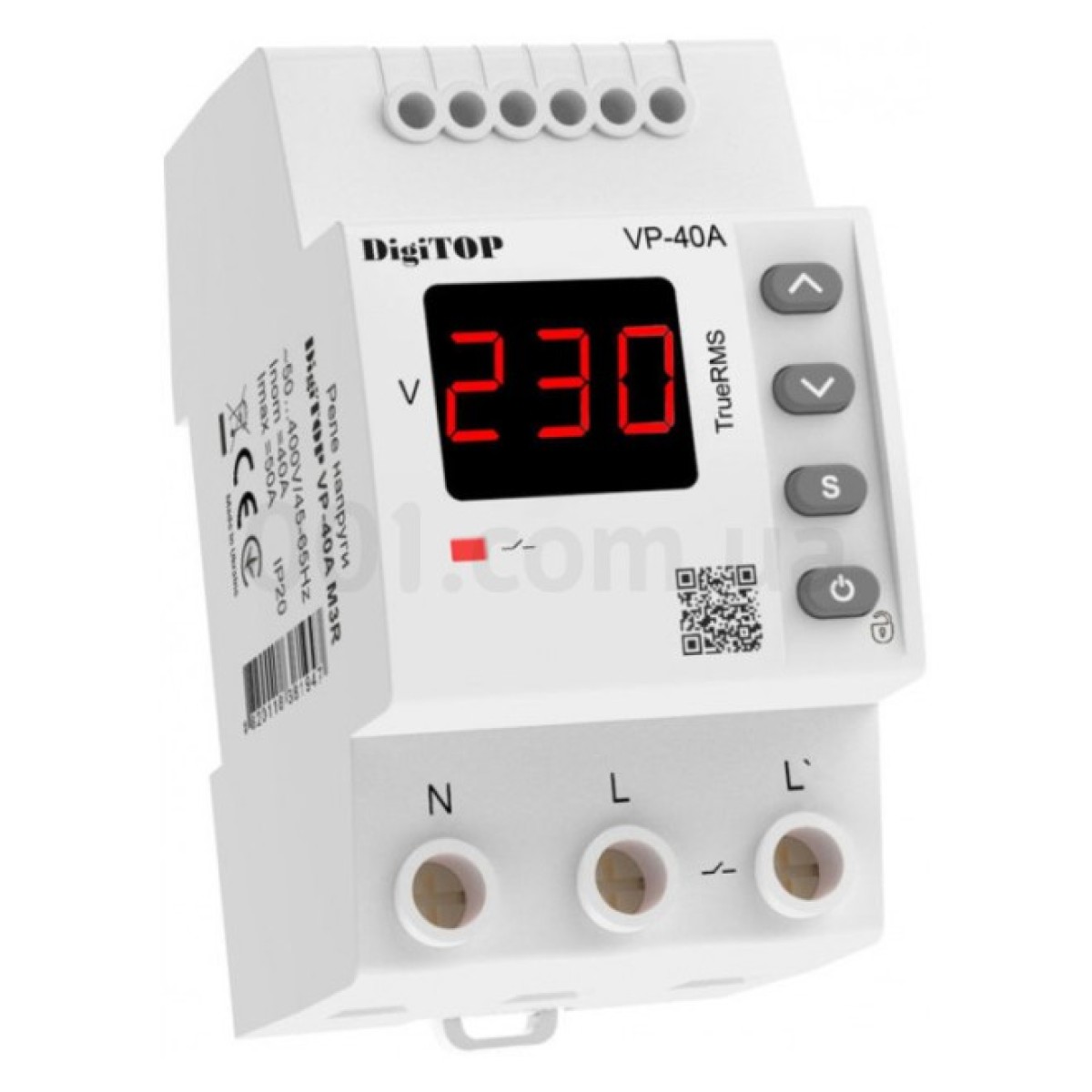 Реле контролю напруги VP-40A M3R однофазне 40А, DigiTOP 256_256.jpg