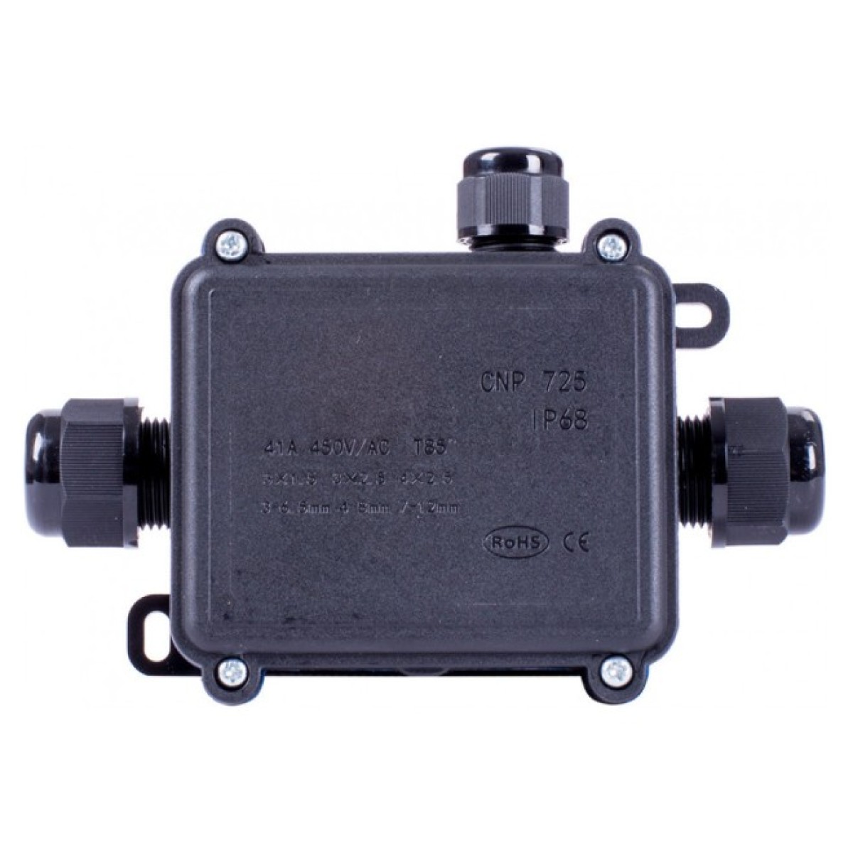 Коробка розподільча e.wdb.cnp725.3t 138×98×42 мм IP68 з клемником, E.NEXT 98_98.jpg - фото 2