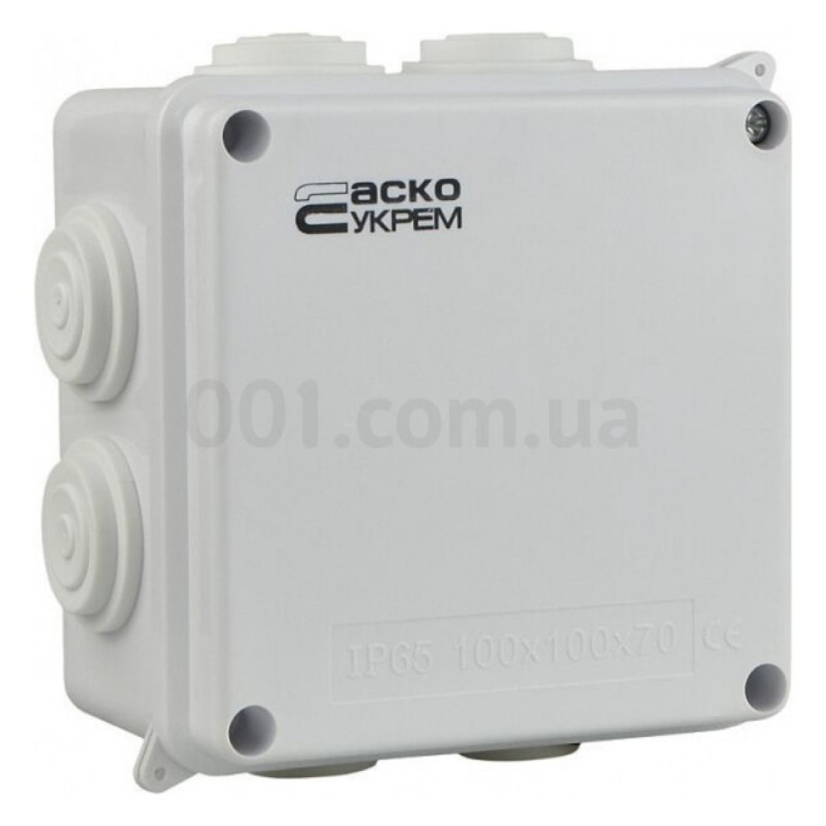 Коробка розподільча TY-RA 100×100×70 мм, АСКО-УКРЕМ 98_98.jpg - фото 2