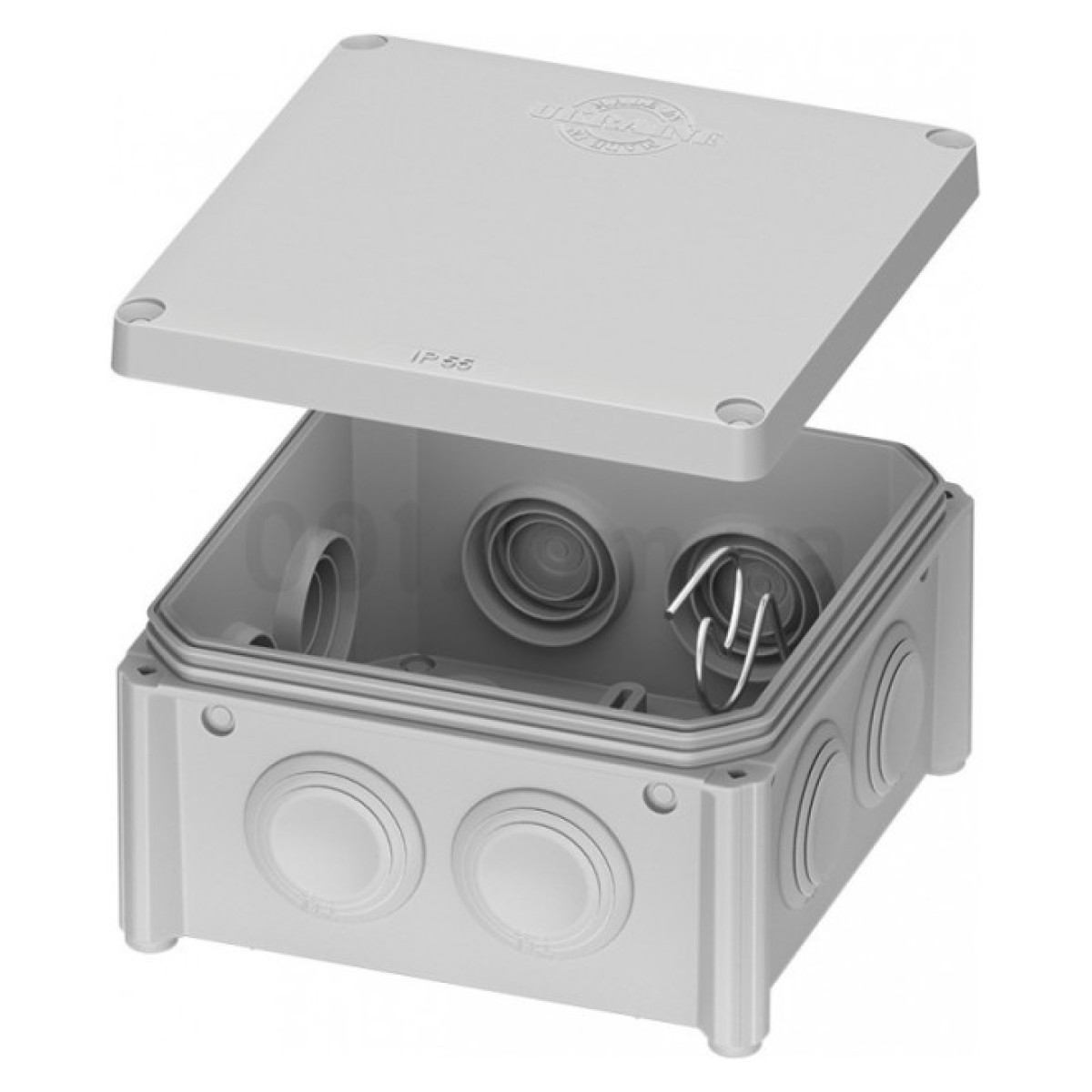 Коробка розподільча зовнішня 100×100×50 мм IP55 з кришкою UNIKA IB006, Plank 256_256.jpg