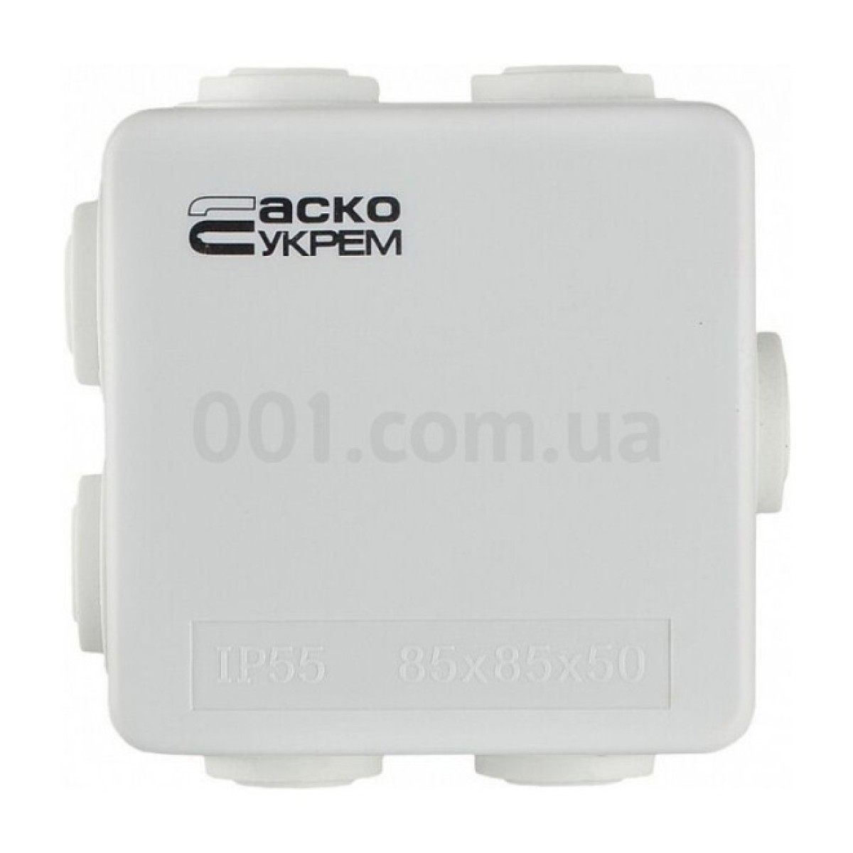 Коробка розподільча TY-RA 85×85×50 мм, АСКО-УКРЕМ 98_98.jpg - фото 2
