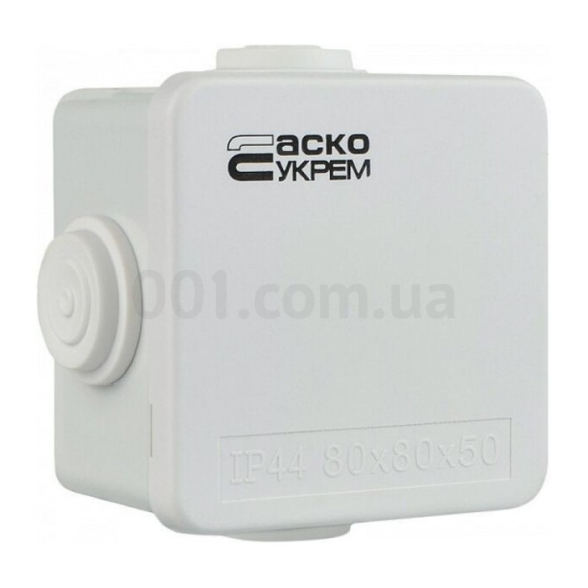 Коробка розподільча TY-RA 80×80×50 мм, АСКО-УКРЕМ 98_98.jpg - фото 3