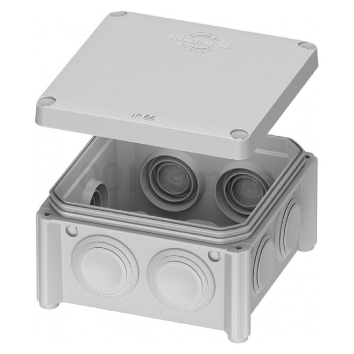 Коробка розподільча зовнішня 85×85×40 мм IP55 з кришкою UNIKA IB005, Plank 256_256.jpg