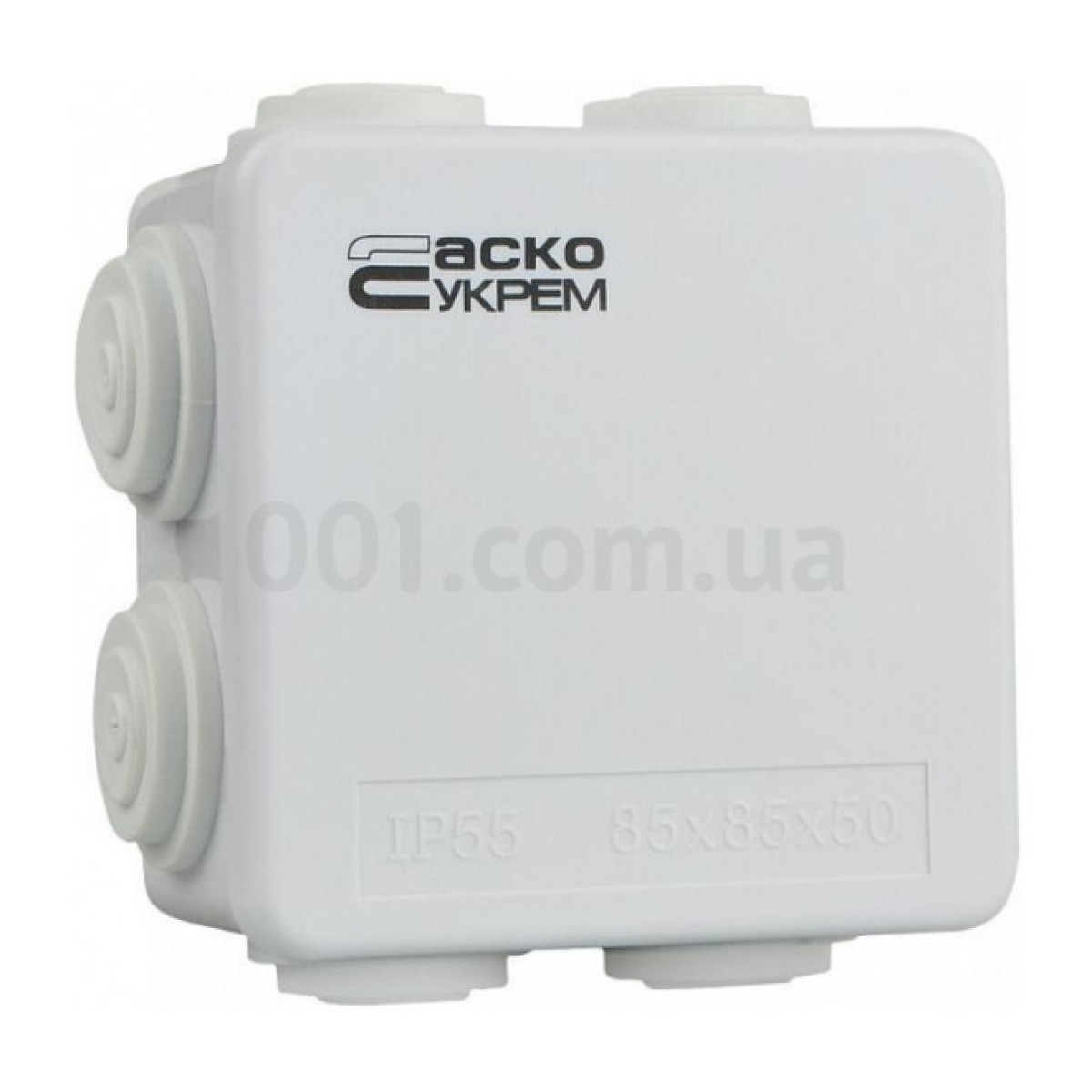 Коробка розподільча TY-RA 85×85×50 мм, АСКО-УКРЕМ 98_98.jpg - фото 3