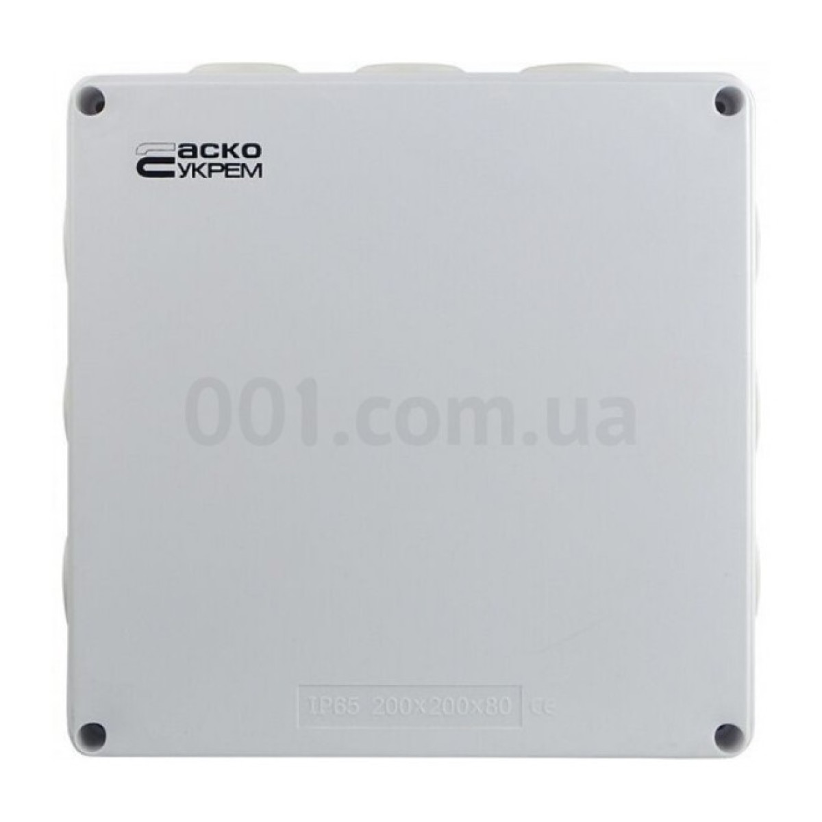 Коробка розподільча TY-RA 200×200×80 мм, АСКО-УКРЕМ 98_98.jpg - фото 2