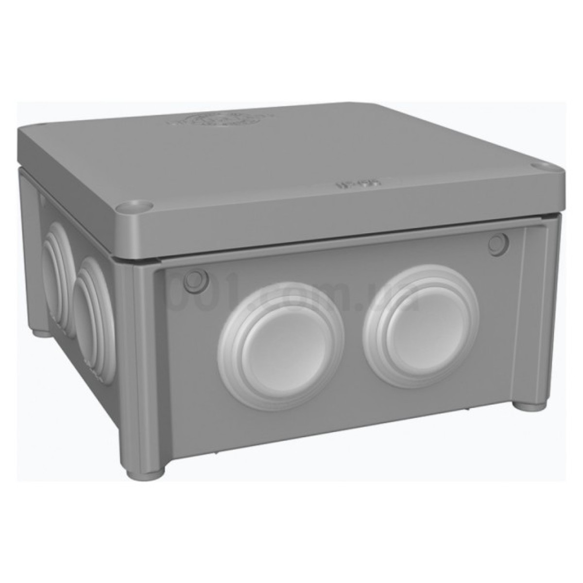 Коробка розподільча зовнішня 100×100×50 мм IP55 з кришкою UNIKA IB006, Plank 98_98.jpg - фото 3