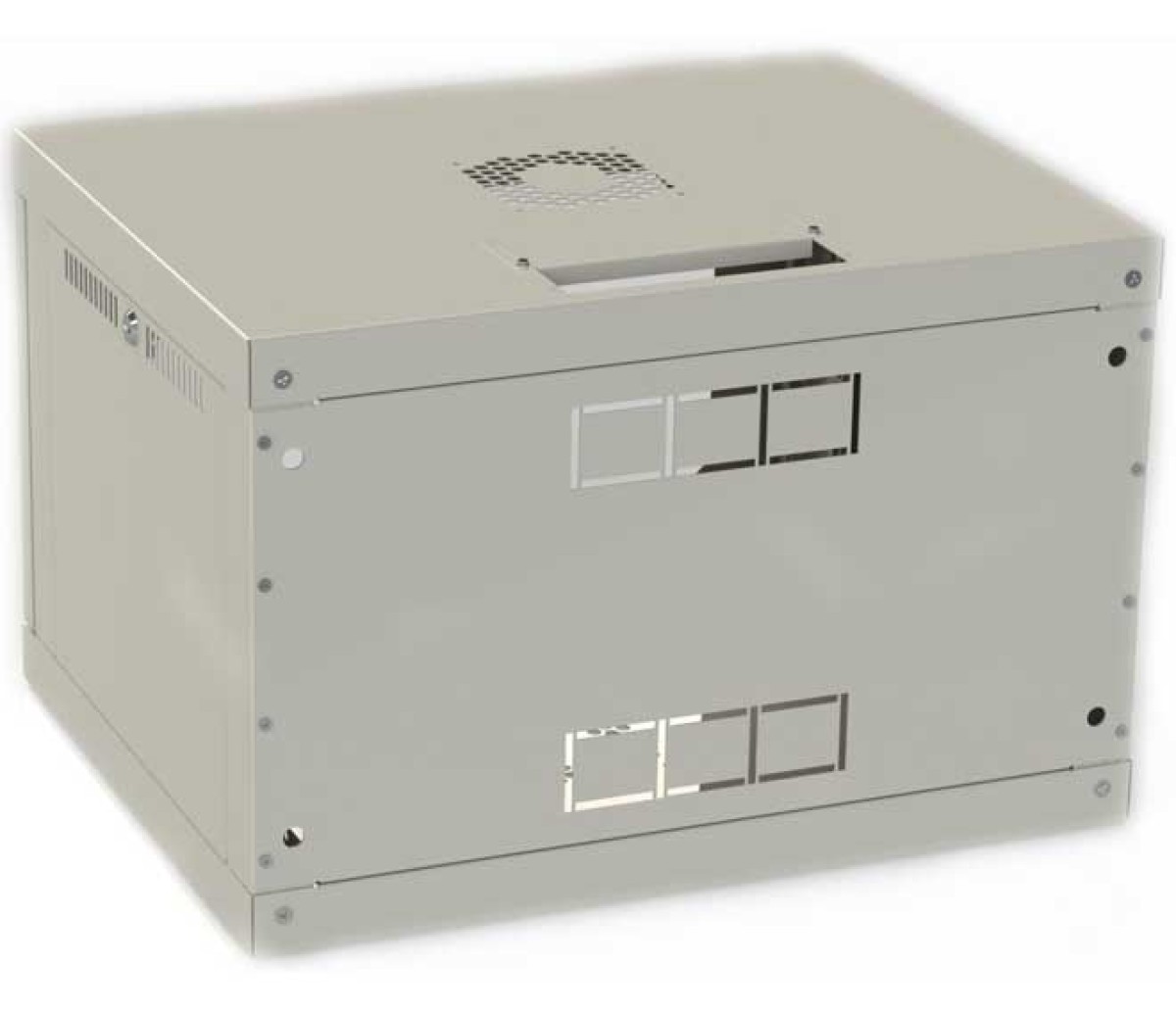 Шкаф серверный настенный 6U, 600x450x390 перф. (645-П-ШН) 98_85.jpg - фото 2