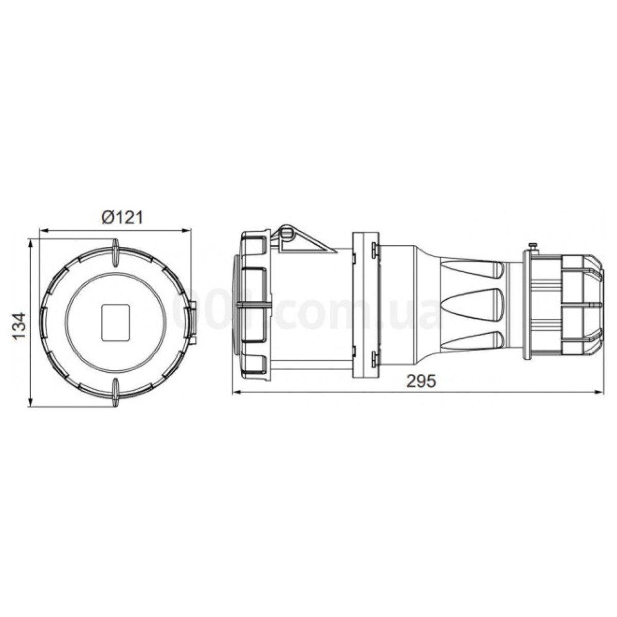 Розетка переносная UCombi 3P+PE 125A 415В IP67, АСКО-УКРЕМ 98_98.jpg - фото 2