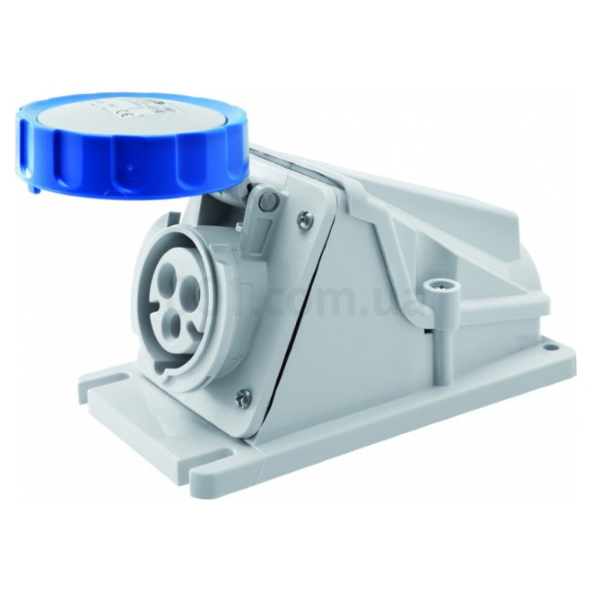 Розетка стационарная 90° IEC 309 HP 2P+PE 16A 230В IP67, GEWISS 256_256.jpg
