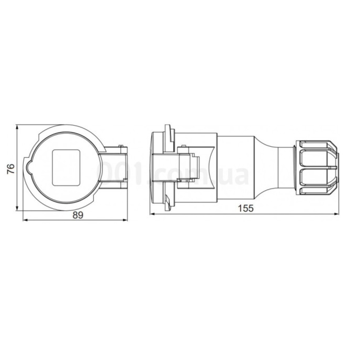 Розетка переносная UCombi 3P+N+PE 16A 415В IP44, АСКО-УКРЕМ 98_98.jpg - фото 2