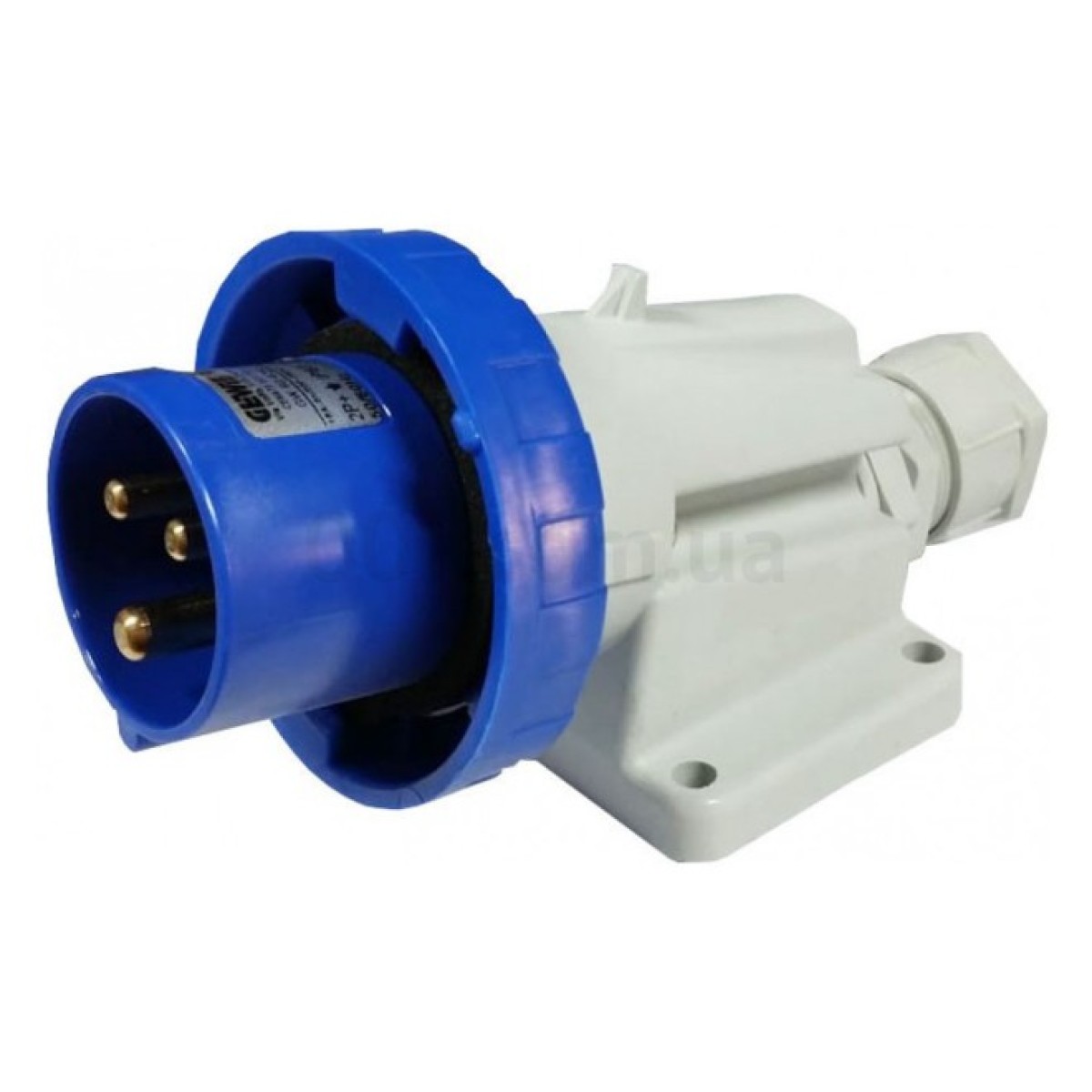 Вилка стационарная 90° IEC 309 HP 2P+PE 16A 230В IP67, GEWISS 256_256.jpg