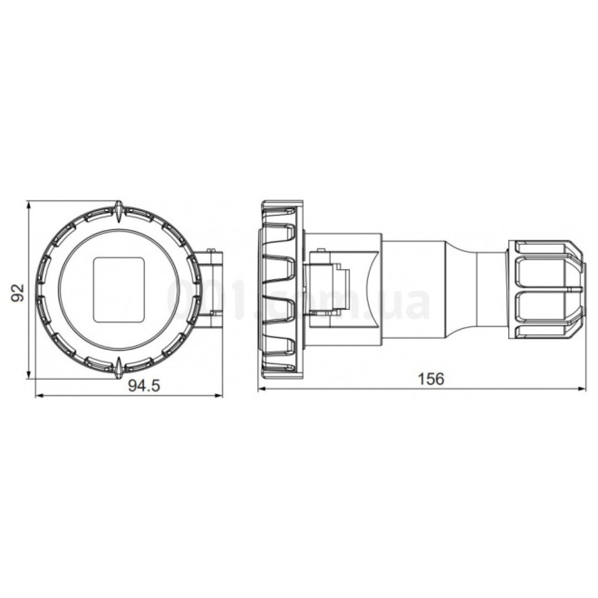 Розетка переносная UCombi 3P+N+PE 16A 415В IP67, АСКО-УКРЕМ 98_98.jpg - фото 2