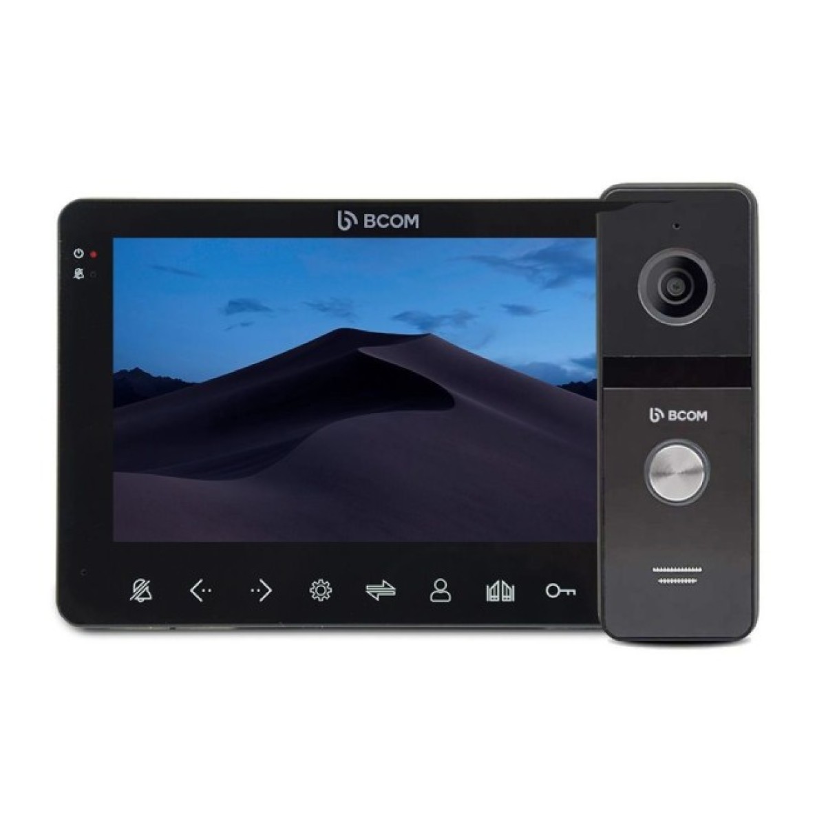 Комплект видеодомофона BCOM BD-780FHD Black Kit: видеодомофон 7" и видеопанель (240562) 256_256.jpg