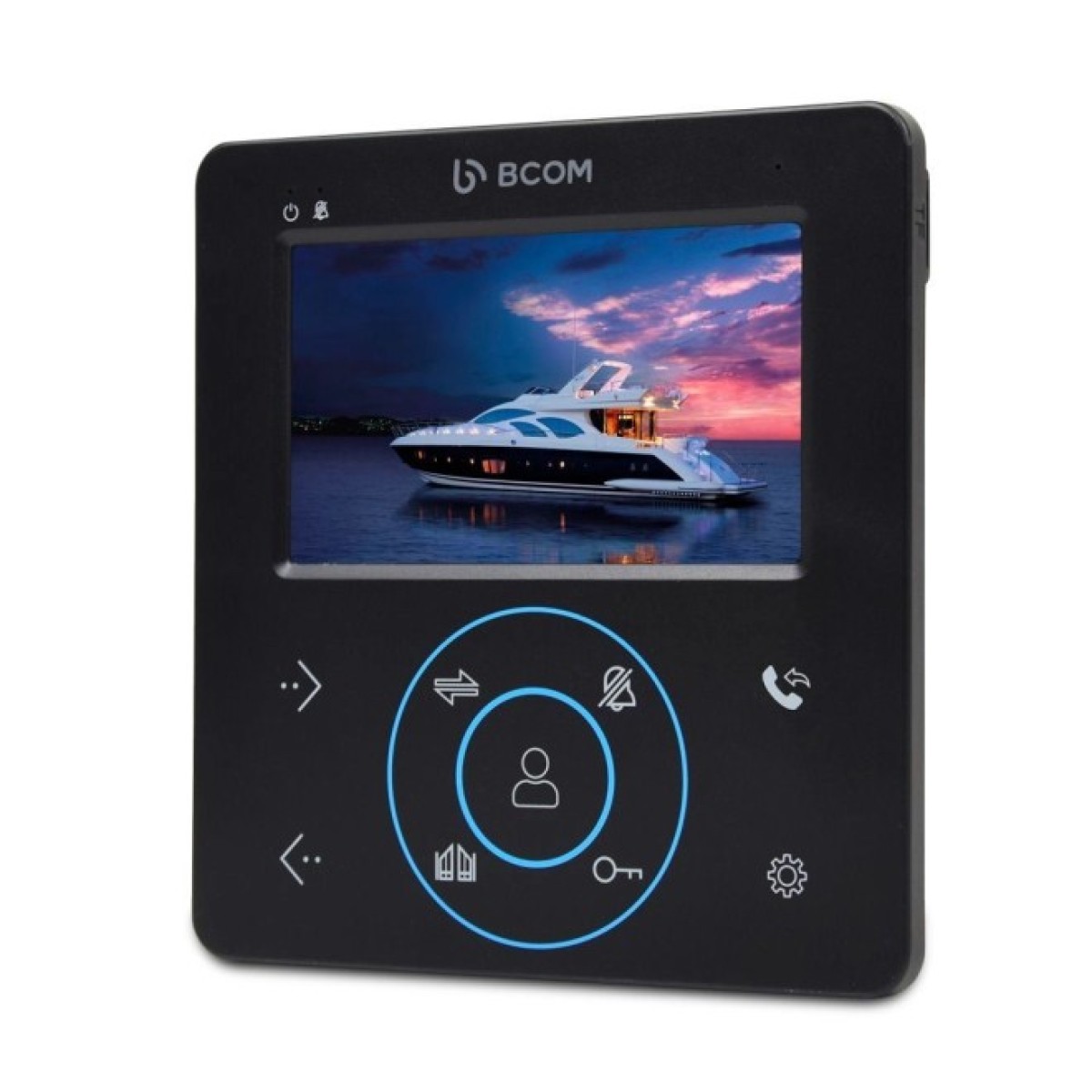 Комплект відеодомофону BCOM BD-480M Black Kit: відеодомофон 4" і відеопанель (240554) 98_98.jpg - фото 4