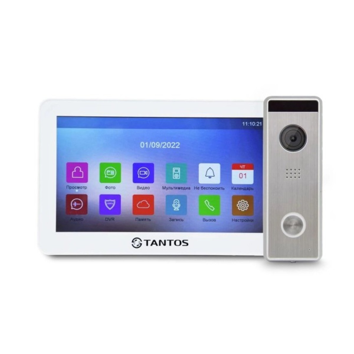 Комплект відеодомофону Tantos Prime HD 7" (White) + Tantos Triniti HD (2020051) 256_256.jpg