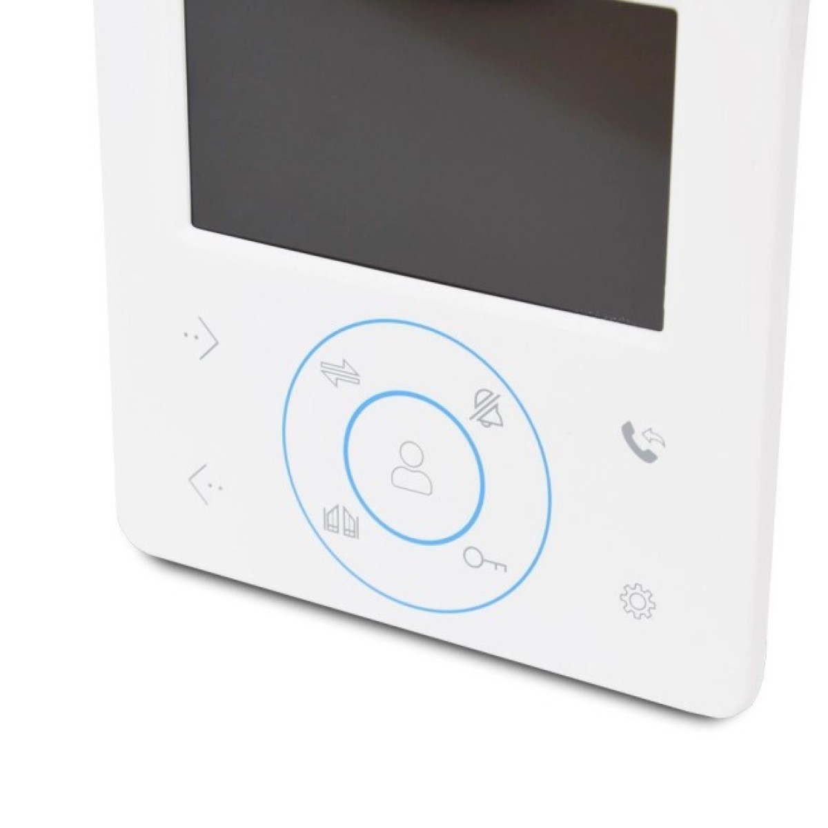 Комплект відеодомофону BCOM BD-480 White Kit: відеодомофон 4" і відеопанель (240552) 98_98.jpg - фото 3